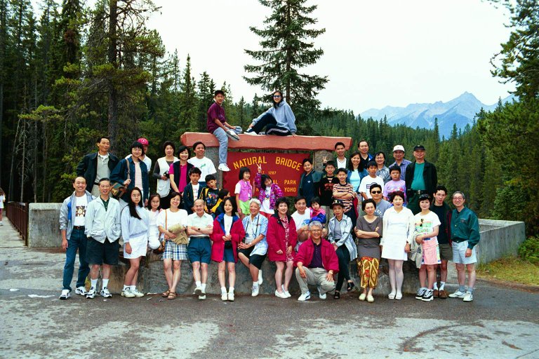 Family Photo at Natural Bridge